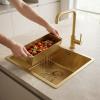 Pure.Sink Comfort Sink Insert, Gold COL-Gold